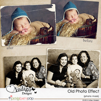 Old Photo Effect Photo Masks 