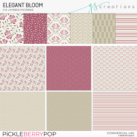 Elegant Bloom Layered Patterns (CU)