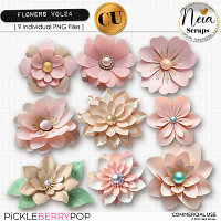 Flowers VOL24 - CU - by Neia Scraps