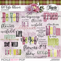 Let Life Bloom: WordArt