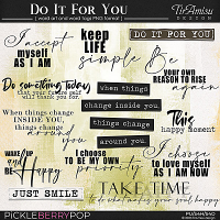 Do It For You ~ Word Art 