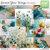 Spread Your Wings Arty Papers