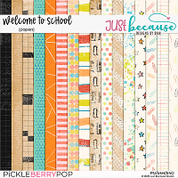 Welcome To School Papers by JB Studio