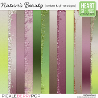 Nature's Beauty Ombre & Glitter Edges
