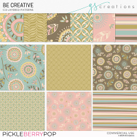 Be Creative Layered Patterns (CU)