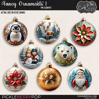 Fancy Ornaments by Cindy Ritter 