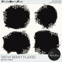 Snow berry flakes - masks