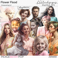 Flower Flood Characters