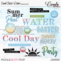 Cool Clear Water-Word art