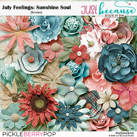 July Feelings: Sunshine Soul Flowers by JB Studio