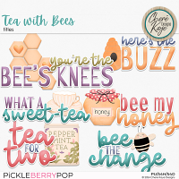 Tea With Bees Titles by Chere Kaye Designs 