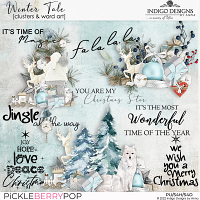 Winter Tale Clusters and Word Arts by Indigo Designs by Anna