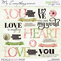 My Everything Word Art