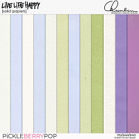 Live life happy - solid papers