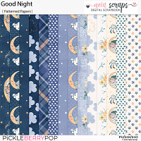 Good Night - Papers - by Neia Scraps