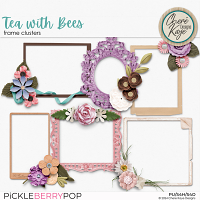 Tea With Bees Clusters by Chere Kaye Designs 