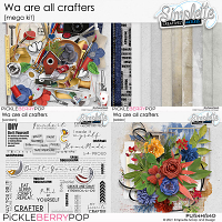 We are all crafters (MEGA KIT) by Simplette