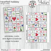 Must See: Heartfelt Holiday Bingo Cards