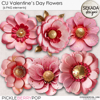 CU valentine's day flowers by Sekada Designs