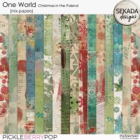 One World [mix papers] by Sekada Designs 