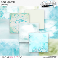 Sea Splash (papers) by Simplette