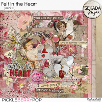 Felt in the Heart [mini kit] by Sekada Designs