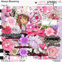 Always Blooming - Page Kit - by Neia Scraps 