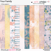 Your Family - Artsy Papers - by Neia Scraps 