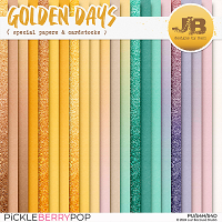 Golden Days Special Papers & Cardstocks by JB Studio