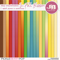 May Daydreams: In Full Bloom Ombré Papers & Cardstocks by JB Studio