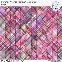 These Flowers Are For You Mom Plaids by Ilonka's Designs