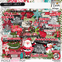 Holly Jolly - Page Kit - by Neia Scraps