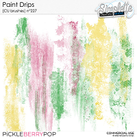 Paint Drips (CU brushes) 227 by Simplette