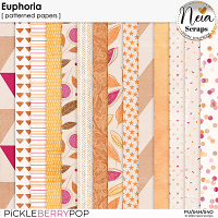 Euphoria - Patterned Papers - by Neia Scraps