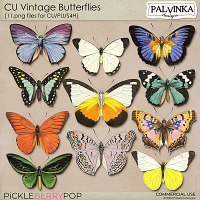 CU Vintage Butterflies