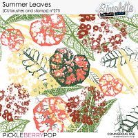 Summer Leaves (CU brushes and stamps) 275 by Simplette