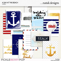 A day at the beach Cards