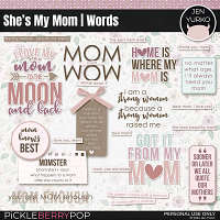 She's My Mom | Words