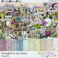 Thoughts in my head Page Kit