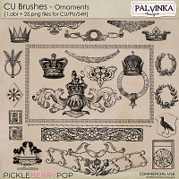 CU Brushes - Ornaments