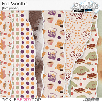 Fall Months (torn papers) by Simplette