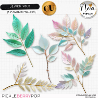 Leaves VOL2 - CU - by Neia Scraps