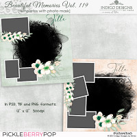 Beautiful Memories Templates Vol.119 by Indigo Design by Anna 