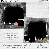 Beautiful Memories Templates Vol.98 by Indigo Designs 