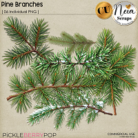 Pine Branches - CU - by Neia Scraps