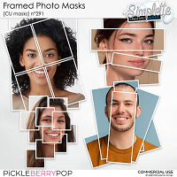 Frames Photo Masks (CU masks) 291 by Simplette