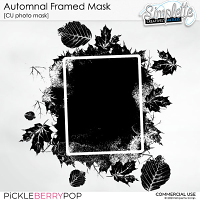 Automnal Framed Mask (CU photo mask) by Simplette