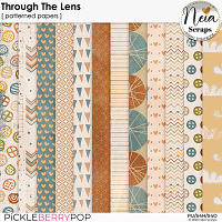 Through The Lens - Patterned Papers - by Neia Scraps
