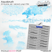 Aquabrush (CU brushes and elements) 204 by Simplette