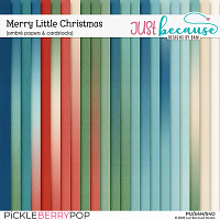 Merry Little Christmas Ombré Papers & Cardstocks by JB Studio